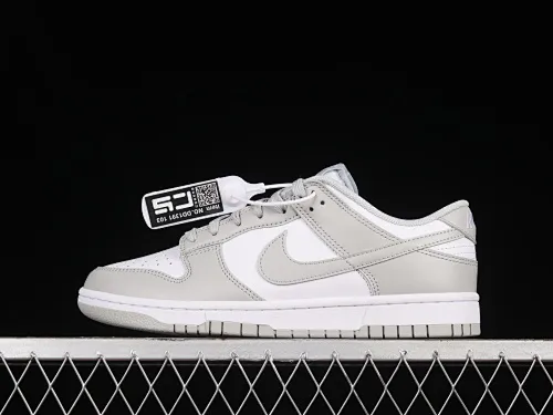 All Categories Nk SB Dunk Series Nk SB Dunk Low Low-top Sneakers Nk SB Dunk Low "Grey Fog" White Gray SB Smashed Backboard Fashion Casual Sneakers DD1391-103